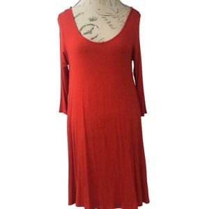 Heart & Hips 👗Orange Long Sleeve Dress Size L